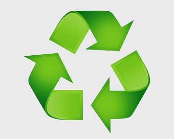 recycling symbol illustration, plastic recycling icon, green recycling arrows, waste minimization logo, sustainable waste disposal, eco-friendly recycling emblem, environmental conservation design