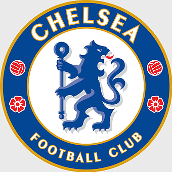 Chelsea FC emblem, blue lion logo, Chelsea football club crest, Premier League team sign, Chelsea FC badge, soccer club symbol, English football club insignia