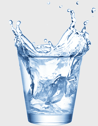 glass of water, mineral water glass, drinking water splash, highball glass with ice, refreshing beverage, crystal clear liquid, hydration drinkware