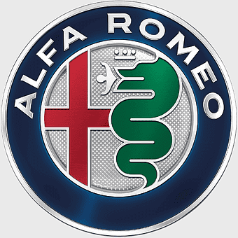 Alfa Romeo emblem, Alfa Romeo badge, Alfa Romeo logo, Alfa Romeo symbol, automotive brand icon, car manufacturer insignia, vehicle logo design