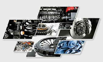 Juninho Auto Peças, car engine components, vehicle hardware, car emission control, automotive parts collage, mechanical assembly, engine cooling systems