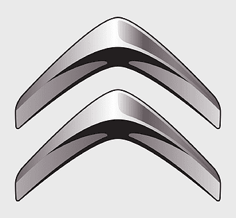 Citroen car logo, Citroen brand emblem, automotive design symbol, black and white car logo, luxury car branding, iconic car logo design, modern car logo aesthetics