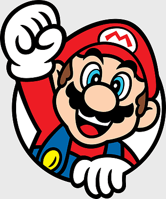 Super Mario Bros illustration, Nintendo video game character, Mario cartoon art, Super Mario RPG artwork, iconic gaming mascot, classic arcade game hero, cheerful plumber illustration