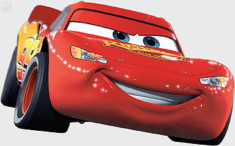 Lightning McQueen illustration, Cars movie character, red sports car design, Pixar animated vehicle, cartoon car art, animated racing car, Disney Pixar Cars series