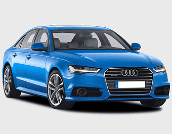 2018 Audi A6, blue luxury sedan, Audi Quattro performance, full-size executive car, premium automotive design, elegant car exterior, German luxury vehicles