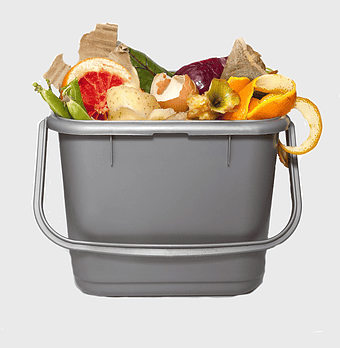 food waste recycling bin, compostable trash can, organic waste disposal, green waste collection, sustainable waste management, eco-friendly trash solutions, kitchen compost container