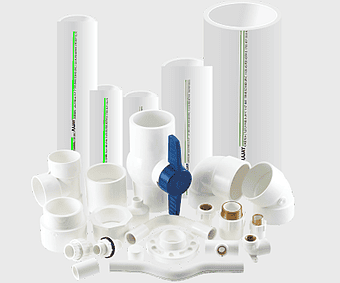 chlorinated polyvinyl chloride pipes, plastic piping and fittings, CPVC water supply network, tee pipe fitting, plumbing system components, industrial pipe solutions, white PVC pipe assembly