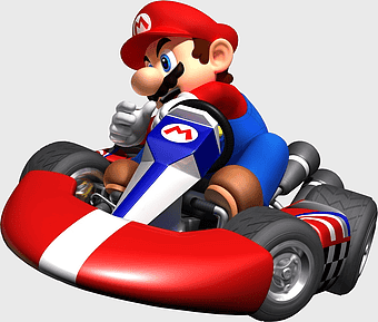 Mario Kart Wii, Super Mario Kart, Mario Kart 8 Deluxe, Mario Kart 7, Nintendo racing game, go-kart adventure, gaming character art