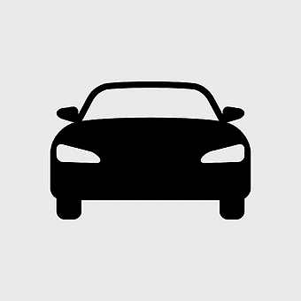 compact car silhouette, black and white vehicle icon, taxi driver graphic, automotive design illustration, car transportation symbol, monochrome car drawing, motor vehicle icon art