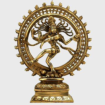 Nataraja statue, Chidambaram Shiva Temple, bronze Nataraja sculpture, Hindu deity figurine, divine cosmic dance, ancient Indian art, spiritual iconography