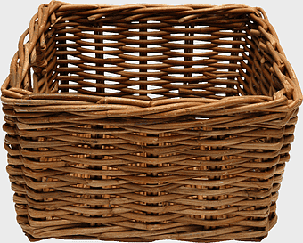 bamboo basket, household storage basket, fine bamboo crafts, wicker hamper, natural woven basket, eco-friendly storage, rustic basket design
