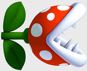 Paper Mario Piranha Plant, Paper Mario The Thousand-Year Door, Mario Series creature, Nintendo game characters, cartoon carnivorous plant, animated gaming art, fantasy character design
