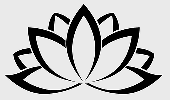 lotus flower symbol, Buddhist enlightenment icon, black and white line art, Nelumbo nucifera graphic, spiritual mandala design, sacred geometry illustration, minimalist zen art
