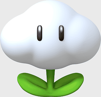 Super Mario Bros cloud, Mario Kart 7 art, Paper Mario plant, Luigi smile, Mario Series character, Nintendo game icon, Super Mario world flora