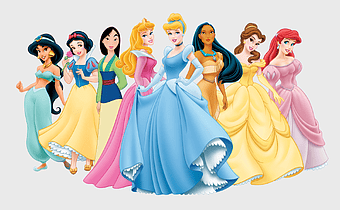 Disney Princess collection, Princess Jasmine and Mulan, Ariel and Tiana figurines, Snow White and Belle dolls, Disney princess costumes, fairy tale characters, animated princesses