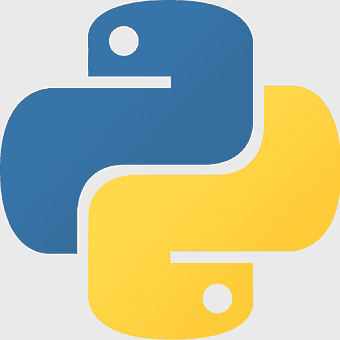 Python logo, blue and yellow Python symbol, Fierce Python branding, Python programming icon, Python scripting language, Python developer emblem, Python coder graphic