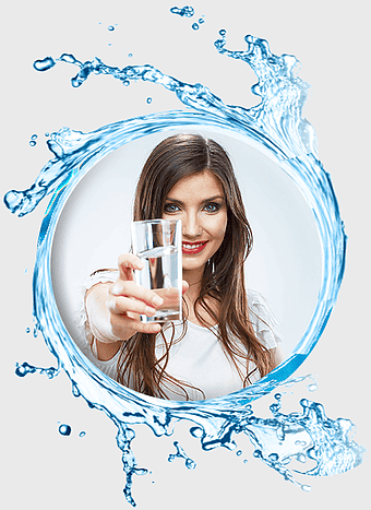 drinking water filter, water circle design, plastic bottle, water treatment, hydration benefits, clean water solutions, water purification systems