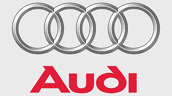 Audi logo, four rings symbol, August Horch trademark, car brand emblem, luxury automotive icon, German auto manufacturer, premium vehicle insignia