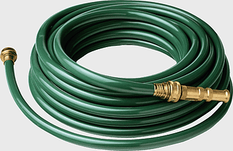 garden hose, water pipe, polyvinyl chloride, brass nozzle, outdoor watering solutions, irrigation equipment, garden maintenance tools