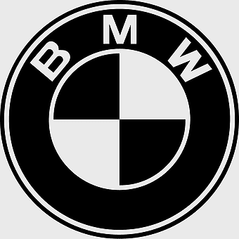 BMW M3 emblem, BMW logo monochrome, BMW M series symbol, BMW i8 branding, automotive badge design, luxury car insignia, high-performance vehicle logo