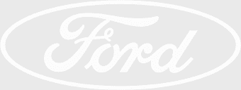 Ford Motor Company logo, white Ford decal, monochrome Ford emblem, clear Ford circle, automotive branding, classic car logo, vehicle manufacturer symbol