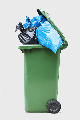 recycling bin, waste containment, green wheelie bin, plastic waste disposal, eco-friendly waste management, sustainable waste solutions, outdoor waste collection