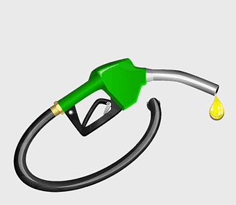gasoline nozzle, fuel dispenser, natural gas pump, yellow fuel drop, green fuel pump, vehicle refueling, energy supply station