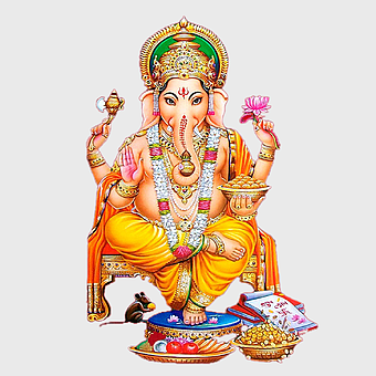 Lord Ganesha, Hindu deity, elephant god, spiritual icon, divine blessing, png