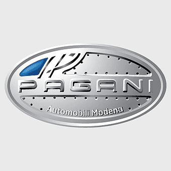 Pagani emblem, Geneva Motor Show supercars, Pagani Zonda logo, Pagani Huayra brand, luxury car badges, high-performance vehicle logos, exotic car manufacturers