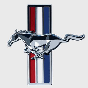 Ford Mustang logo, Shelby Mustang emblem, Ford Motor Company symbol, pony car badge, automotive branding, classic car insignia, American muscle car iconography
