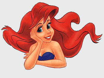 Ariel Disney Princess, little Mermaid cartoon, red hair mermaid, princess Ariel figurine, mythical sea creature, animated character art, siren fantasy theme