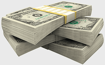 United States one hundred-dollar bill, cash savings, dollar currency bundles, finance banknotes, wealth accumulation, financial assets, monetary value stacks