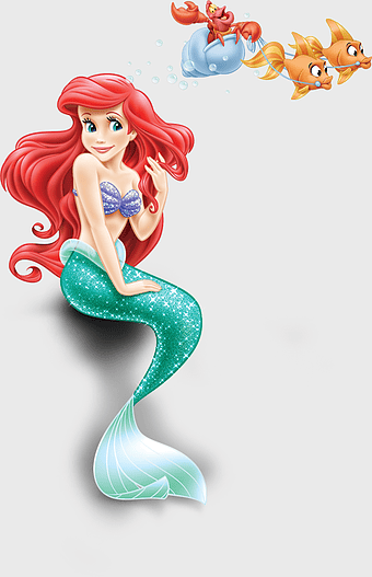 Ariel Disney Princess, Little Mermaid mermaid tail, Sebastian Disney character, Ariel's Beginning animation, underwater fantasy art, magical ocean creature, princess adventure story