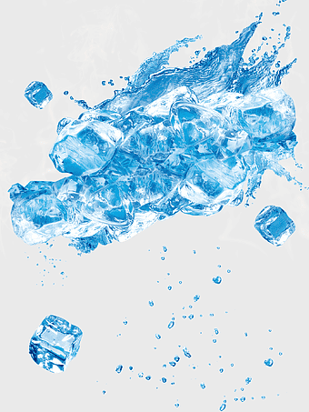 ice blocks design, summer ice cubes, blue splash template, creative ice cubes, frozen water splash, refreshing ice visuals, icy summer elements