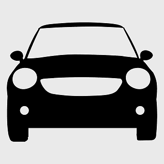 Chrysler city car silhouette, compact car black and white, motor vehicle service angle, race car monochrome, automotive design outline, vehicle door graphic, car dealership illustration