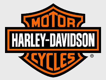 Harley-Davidson logo, orange motorcycle emblem, Harley-Davidson branding, Appalachian Harley-Davidson dealership, motorcycle brand identity, iconic bike symbol, classic American motorbike logo