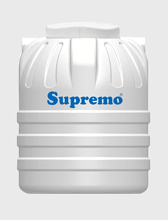 water tank, Supremo brand, plastic storage tank, white water tank, durable water storage, outdoor water solution, industrial water container