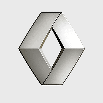 Renault Koleos logo, Renault 4 emblem, Renault car symbol, Renault design, automotive branding, vehicle insignia, car manufacturer logo