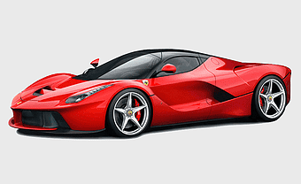 Enzo Ferrari sports car, Ferrari luxury vehicle, red performance car, V12 supercar, high-performance automotive design, sleek sports car exterior, iconic Italian auto engineering