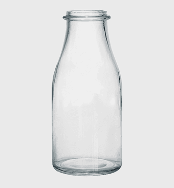empty glass bottle, boston round jar, glassware, food-grade glass container, eco-friendly packaging, minimalist product design, clear glass storage