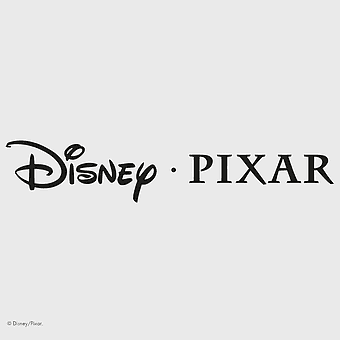 Disney Pixar logo, animated film studio, black and white text, Disney movies, Pixar animation, Disney Pixar collaboration, iconic film brand