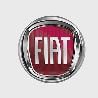 Fiat emblem, Fiat logo design, Fiat Stilo badge, Fiat Doblò symbol, automotive brand icon, car manufacturer logo, vehicle emblem close-up