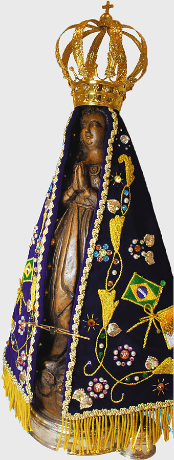 religious figurine, nossa senhora aparecida, Campo Alegre Olímpia, SP, tradition, religious iconography, sacred art, devotional statue