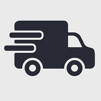 black box truck illustration, Van Delivery Truck Car, logistics delivery, package Delivery, delivery service icon, commercial transport vehicle, delivery logistics symbol