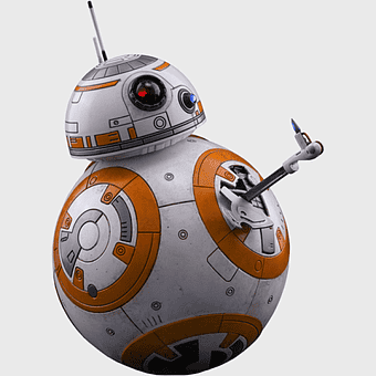 BB-8 Star Wars droid, R2-D2 robot action figure, Luke Skywalker collectible toy, Obi-Wan Kenobi fantasy character, galactic adventure vehicle, sci-fi technology gadget, intergalactic hero droid