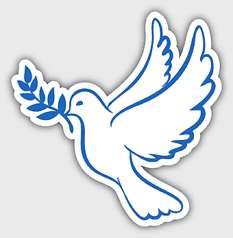 doves as symbols of peace, personalized car stickers with religious motifs, line art dove with olive branch, baptism and confirmation symbols, spiritual artwork designs, religious iconography for vehicles, peace symbol for cars