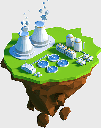 nuclear power plant, energy generation facility, lightwater reactor, renewable energy source, industrial energy production, sustainable power solutions, eco-friendly electricity generation
