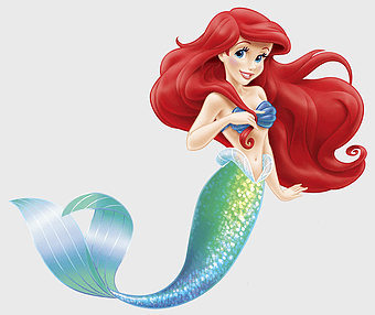 Ariel wall decal, Disney Princess mural, Little Mermaid sticker, mermaid room decor, underwater fantasy art, princess wall art, fairy tale character illustration