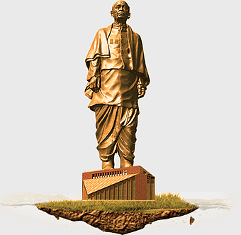 Sardar Patel statue, Statue of Unity, bronze monument, historical figure, Indian heritage, cultural landmark, architectural marvel, png