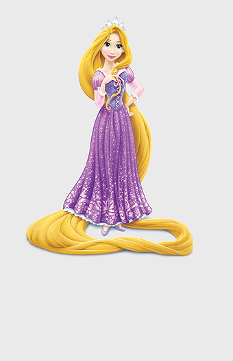 Rapunzel Disney Princess, long hair princess doll, Rapunzel tangled character, purple dress princess, animated princess art, fairy tale character illustration, princess with golden hair